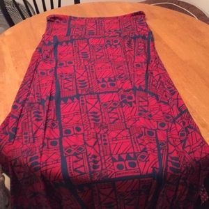 Lularoe Maxi skirt XL, worn once
